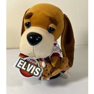 Movie Elvis Presley Hound Dog‎ Plush Platinum Edition Gemmy 2022